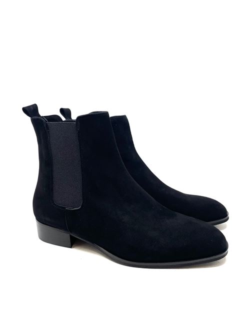 Schlanke Chelsea Boots für Damen IL LACCIO | CV47CAMOSCIONERO